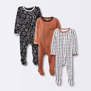 3pack of baby zip up sleep n play